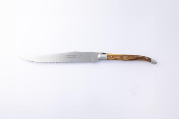 couteau a pain en pistachier