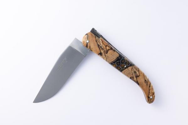 Couteau de chasse Laguiole en bois 