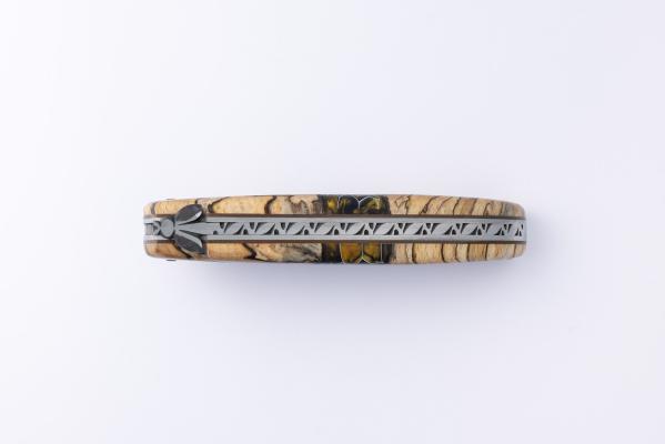 Couteau de chasse Laguiole en bois 