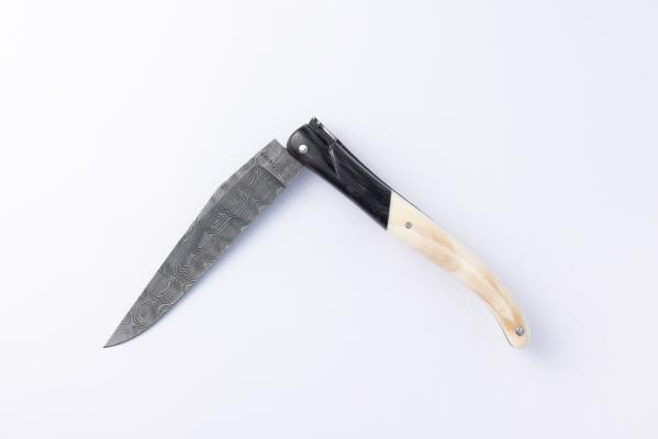 12cm plein manche buffle et phacochère lame damas